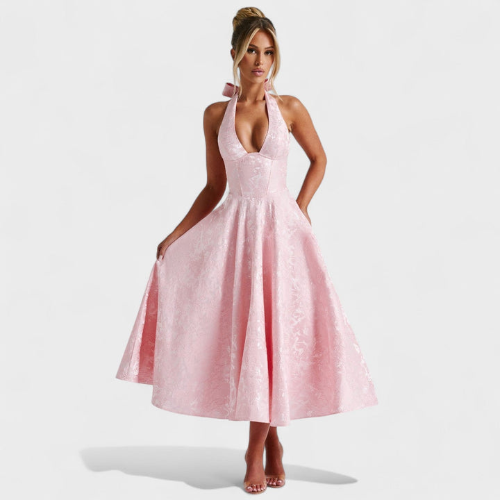 Julieta – midi kleit halter-kaelusega