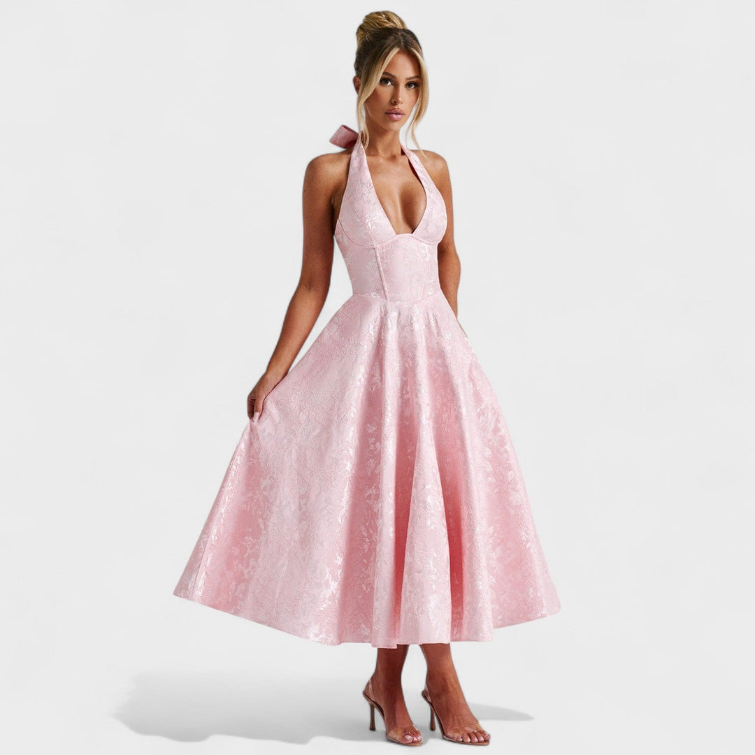 Julieta – midi kleit halter-kaelusega