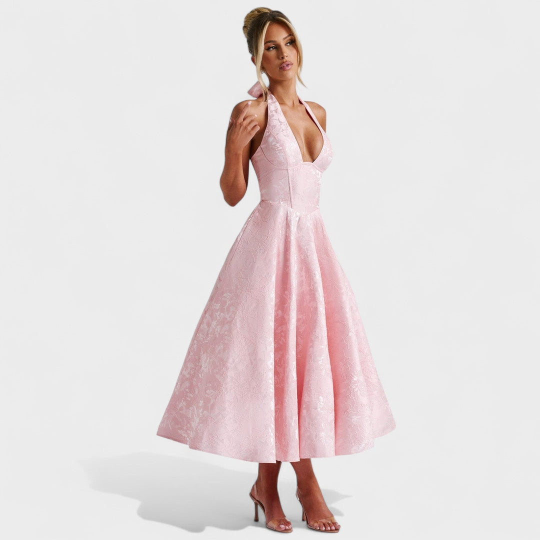 Julieta – midi kleit halter-kaelusega