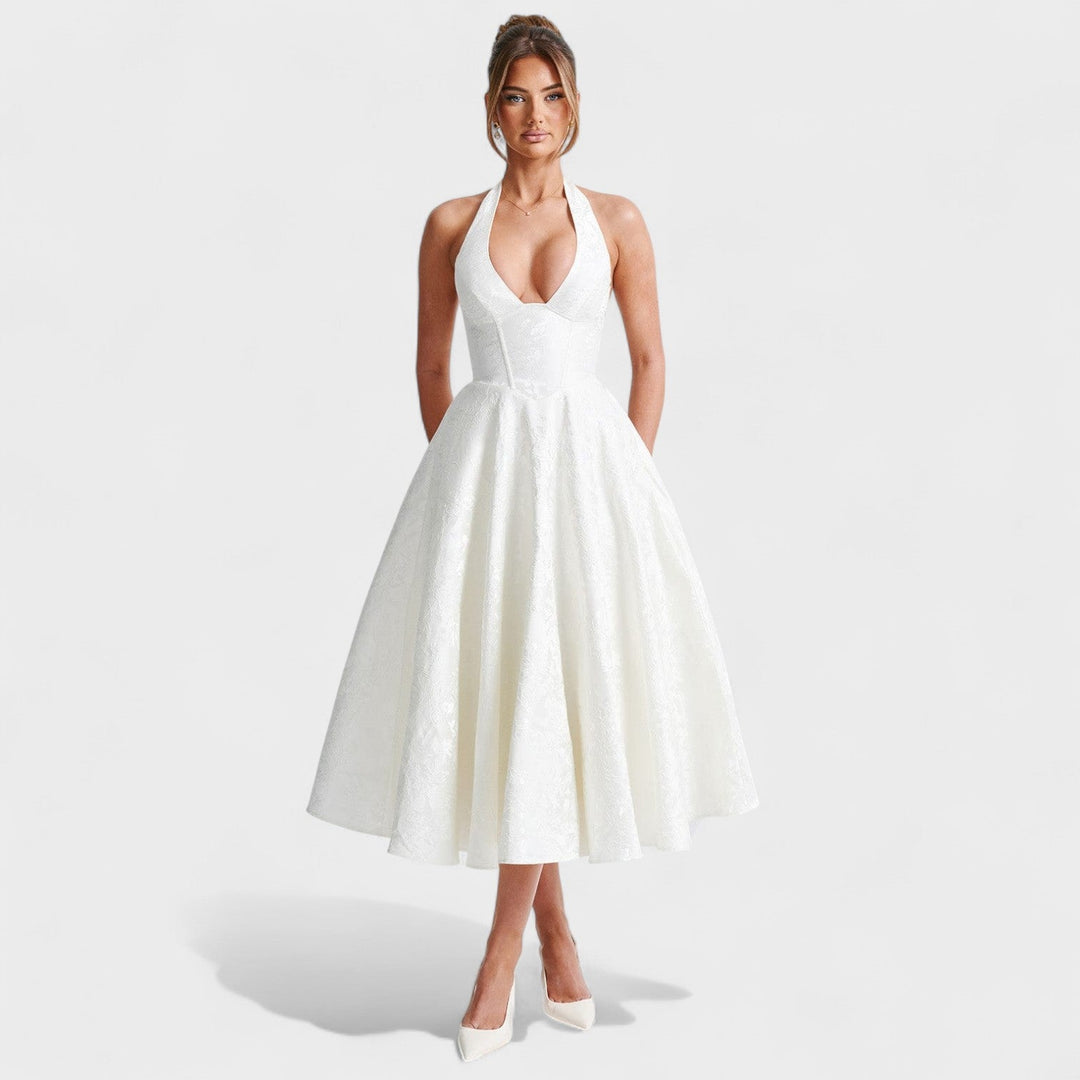 Julieta – midi kleit halter-kaelusega