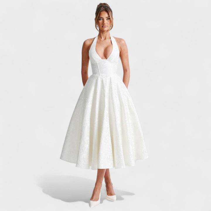 Julieta – midi kleit halter-kaelusega