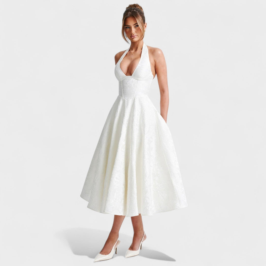 Julieta – midi kleit halter-kaelusega