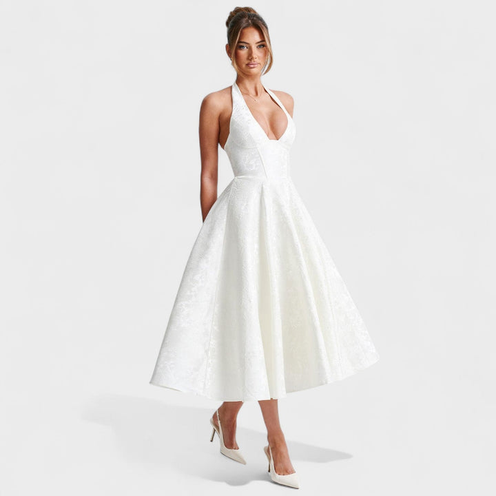 Julieta – midi kleit halter-kaelusega