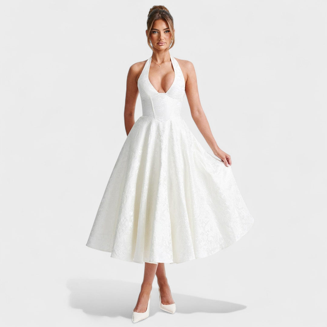 Julieta – midi kleit halter-kaelusega