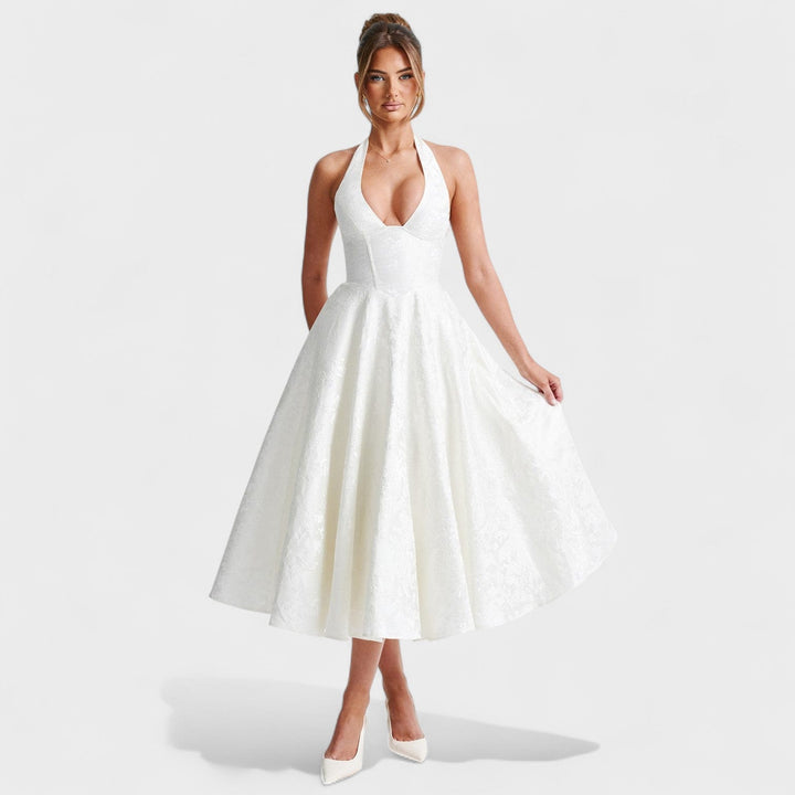 Julieta – midi kleit halter-kaelusega