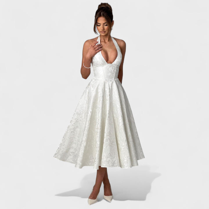 Julieta – midi kleit halter-kaelusega