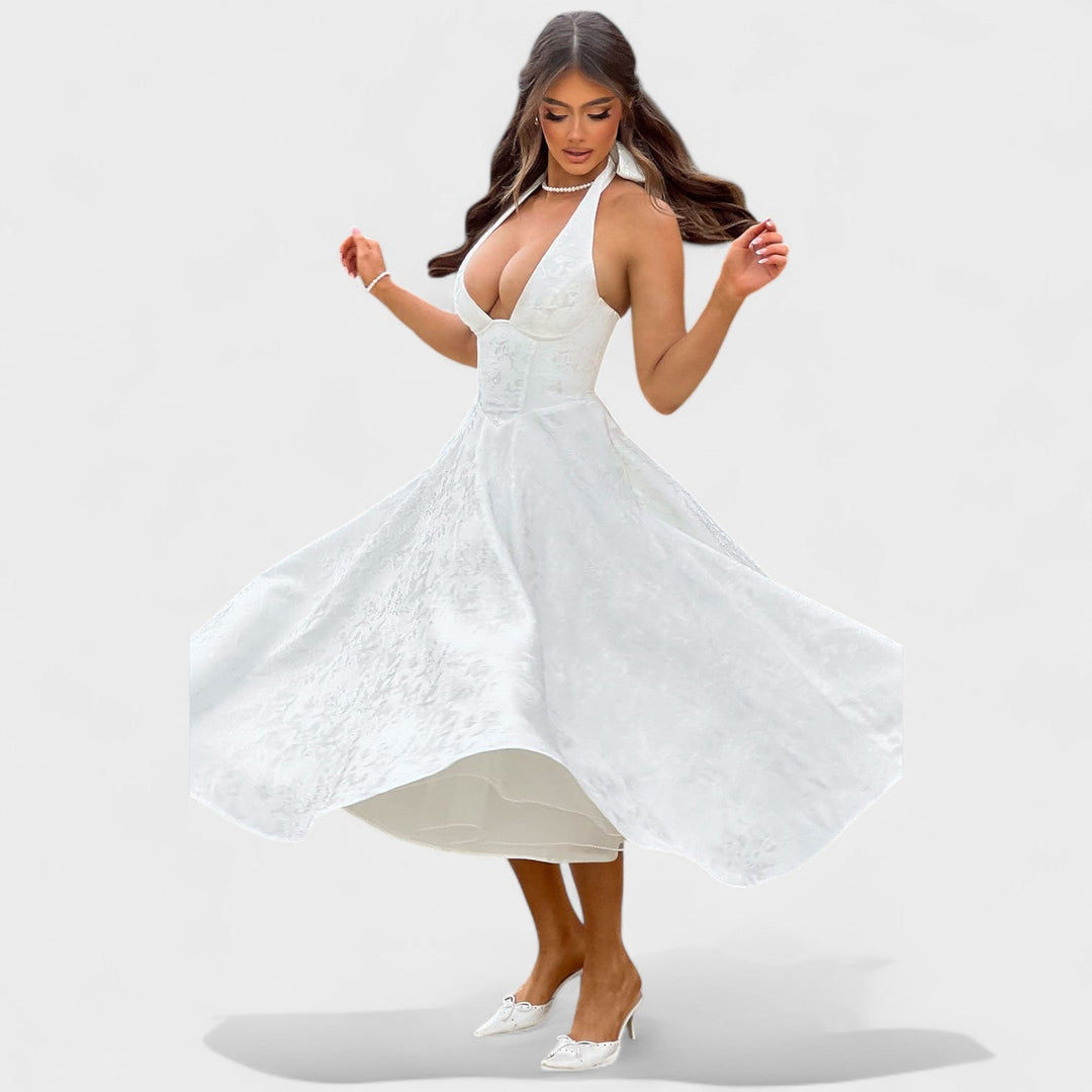 Julieta – midi kleit halter-kaelusega