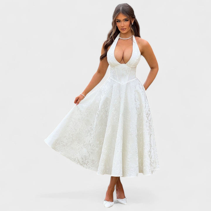 Julieta – midi kleit halter-kaelusega