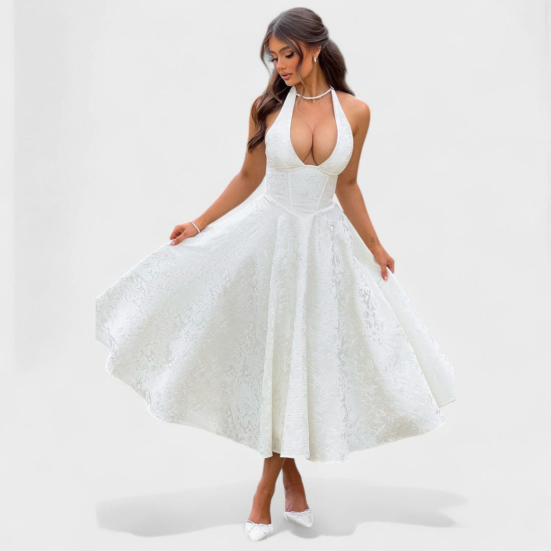 Julieta – midi kleit halter-kaelusega