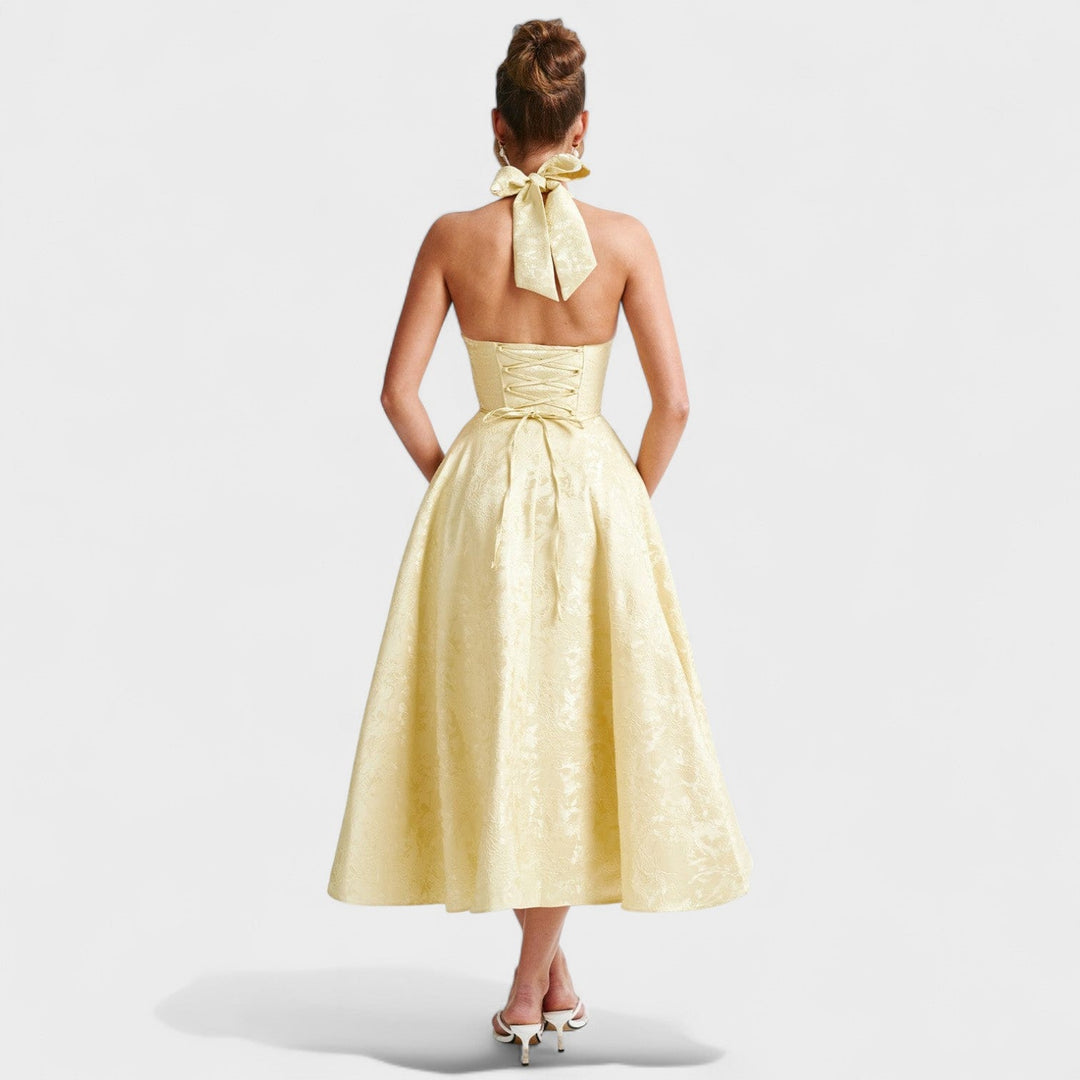 Julieta – midi kleit halter-kaelusega