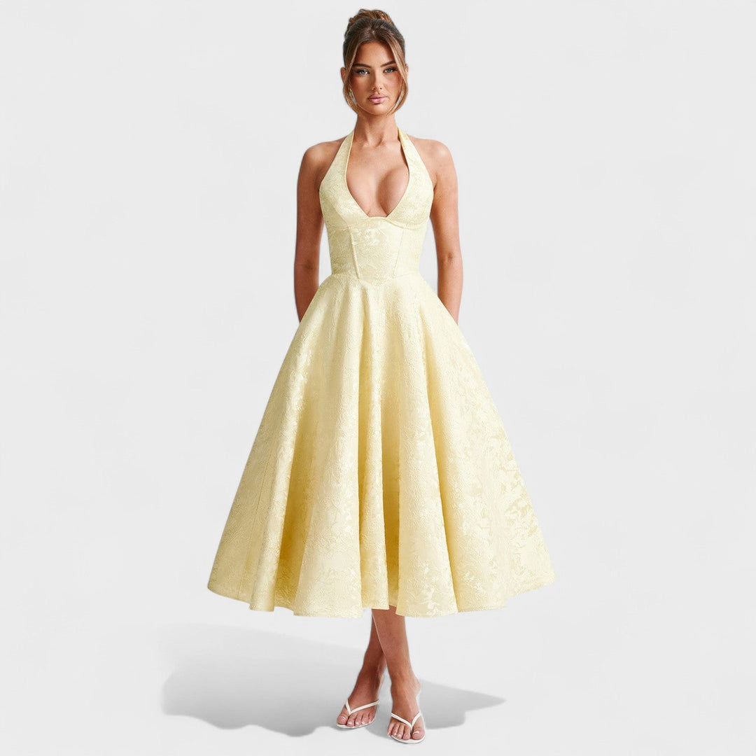 Julieta – midi kleit halter-kaelusega