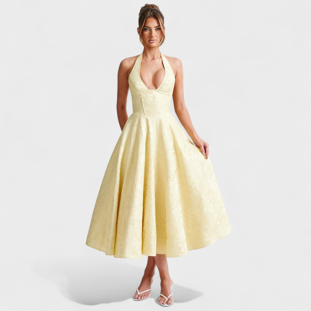 Julieta – midi kleit halter-kaelusega