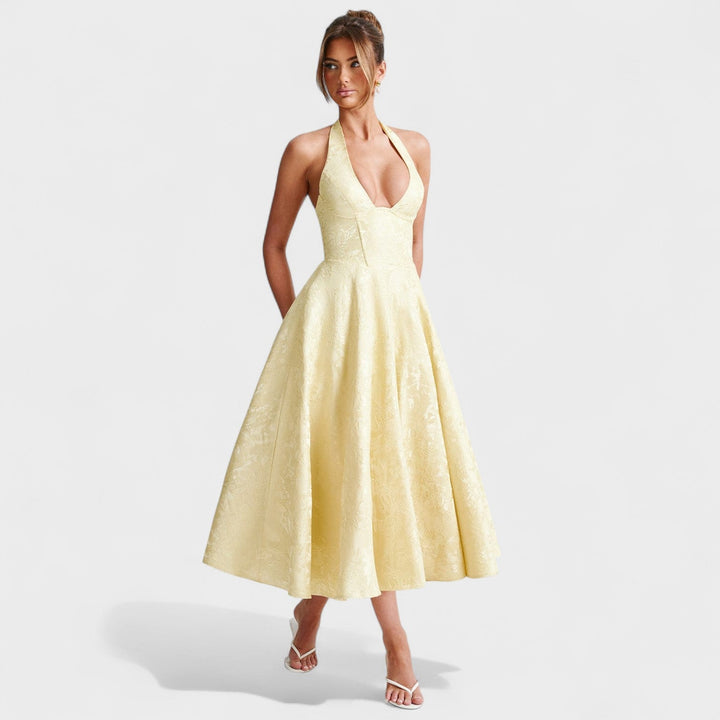 Julieta – midi kleit halter-kaelusega