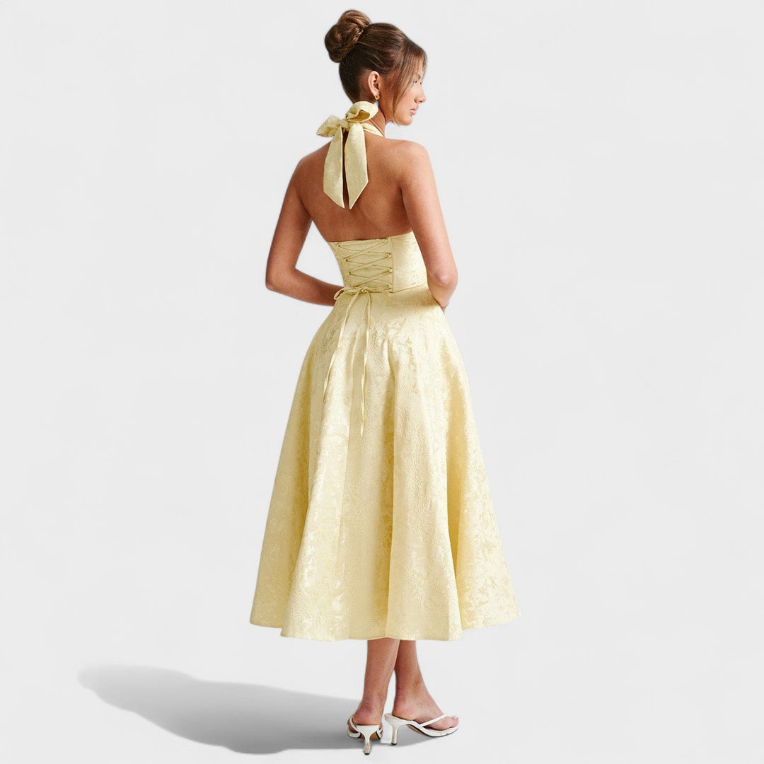 Julieta – midi kleit halter-kaelusega