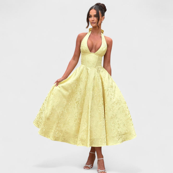 Julieta – midi kleit halter-kaelusega