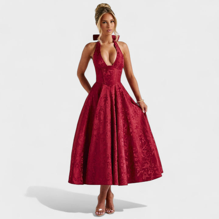 Julieta – midi kleit halter-kaelusega