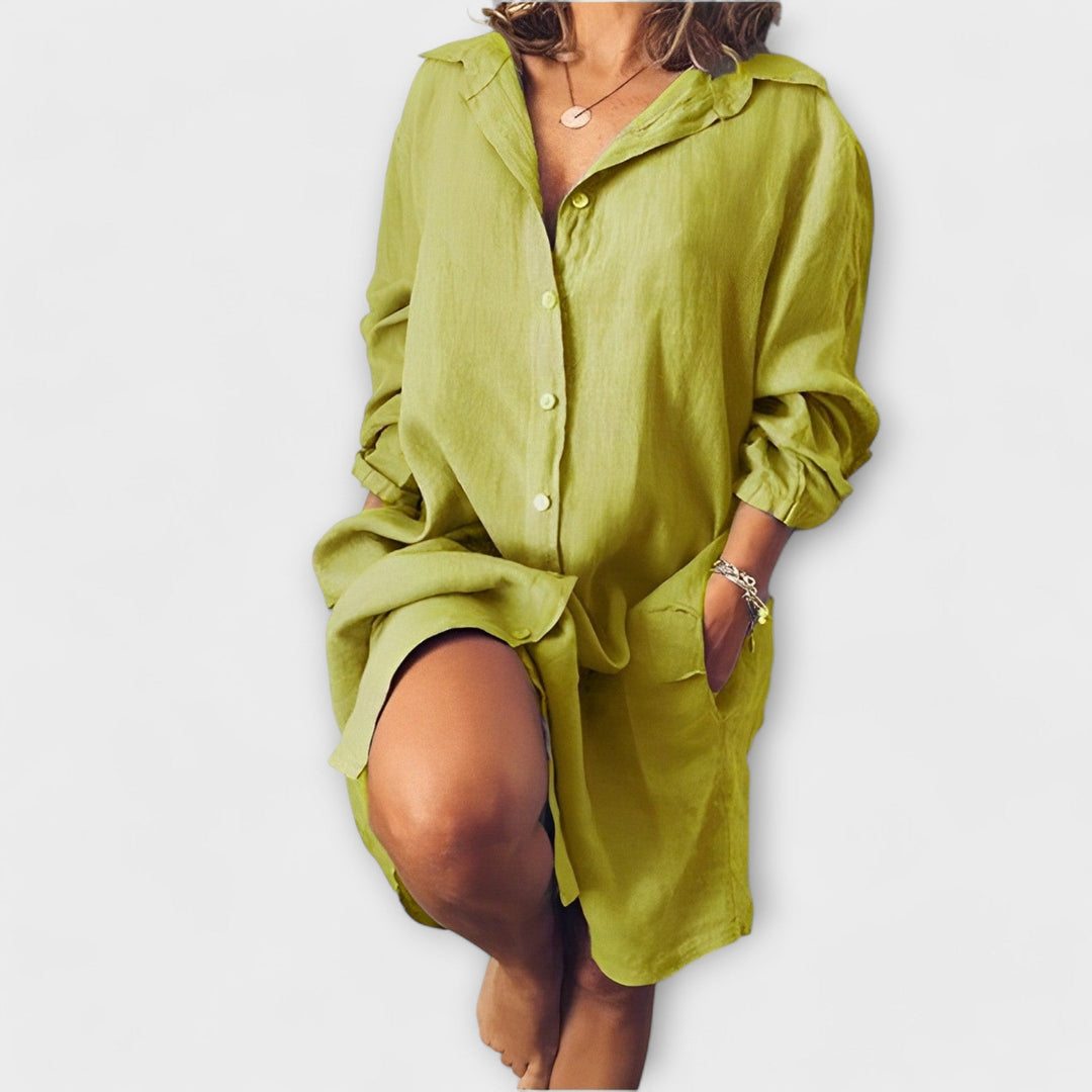 Gracija - lõdva stiiliga puuvillane pluus