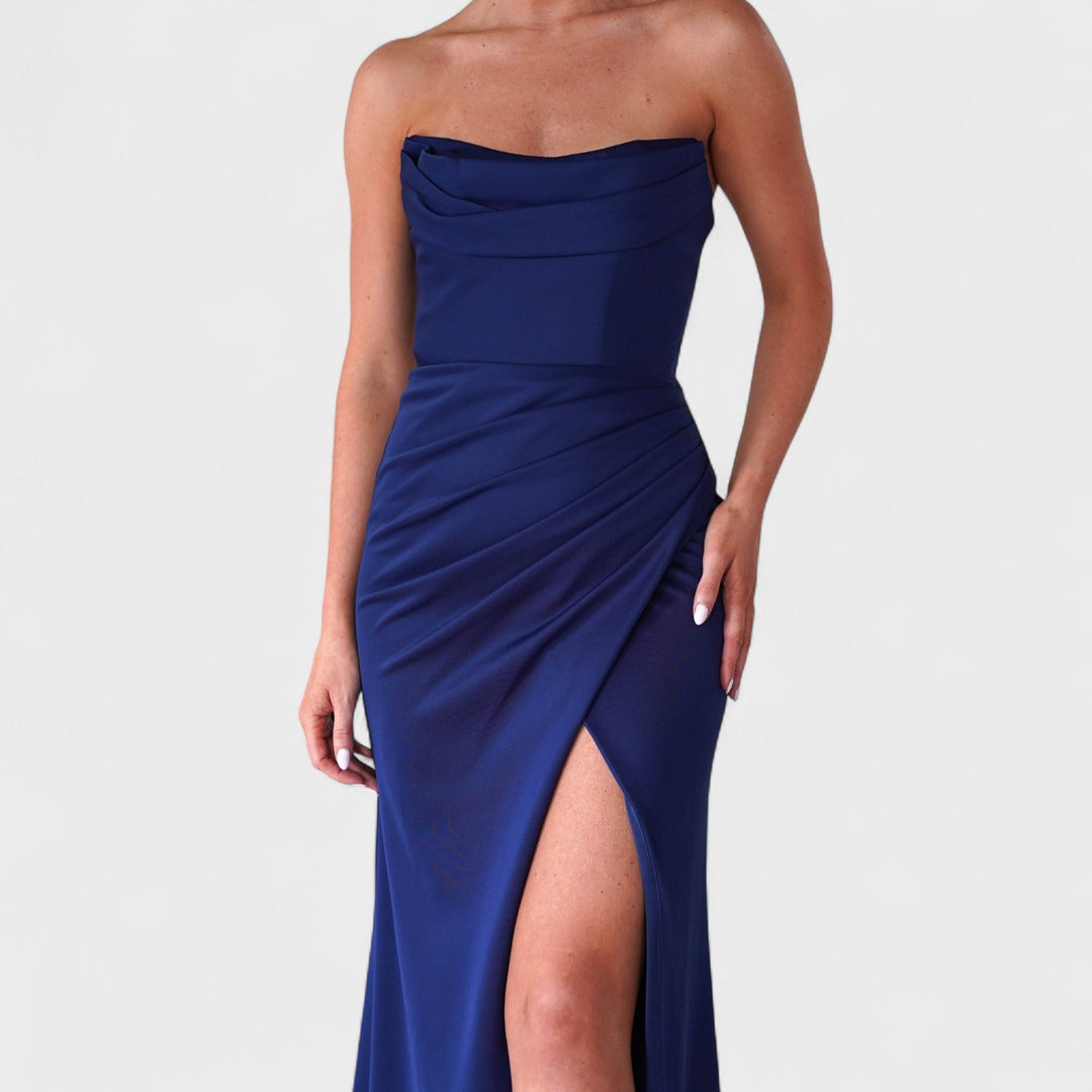 Mariana – Dark Blue Dress for Gala Occasions