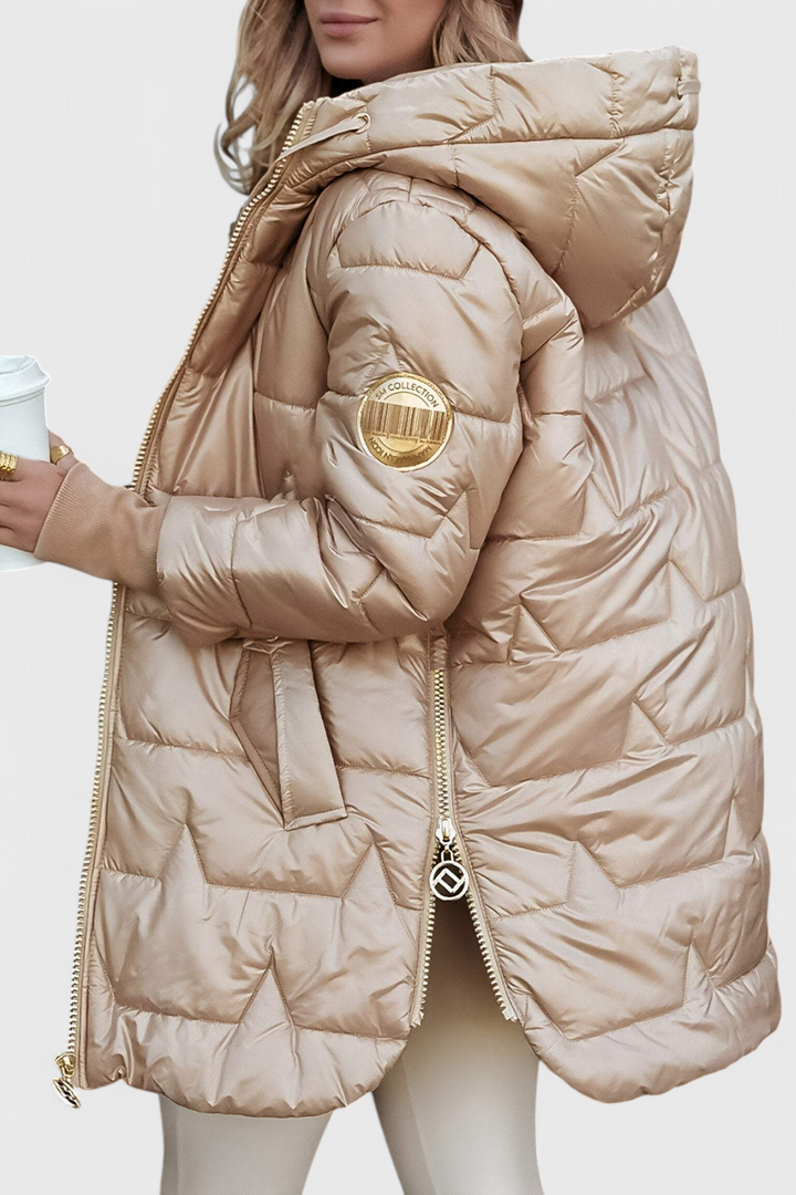 Marcella | Kapuutsiga mugav isoleeritud mantel