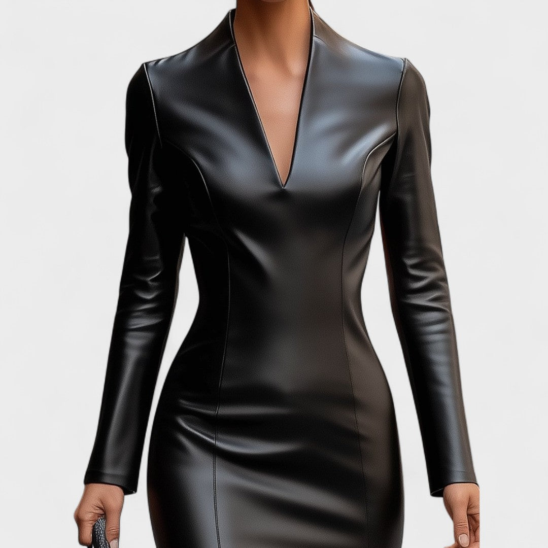 Lada - tihedalt istuv kunstnahast kleit