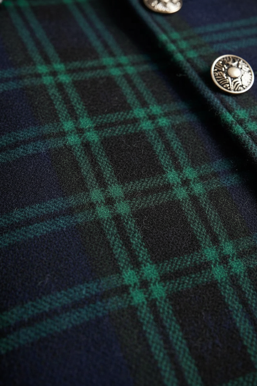 Katja - Ajatu Ruuduline elegantne mantel