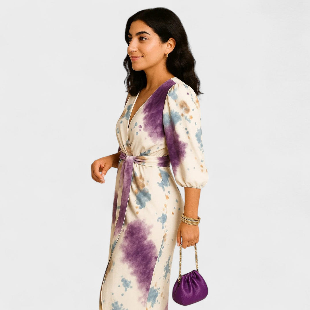 Larissa - elegantne Barvita kleit