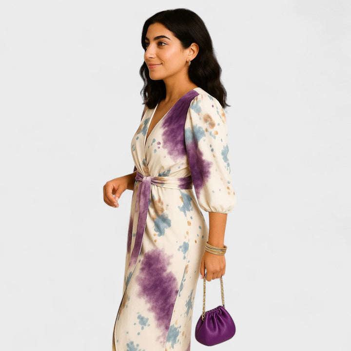 Larissa - elegantne Barvita kleit