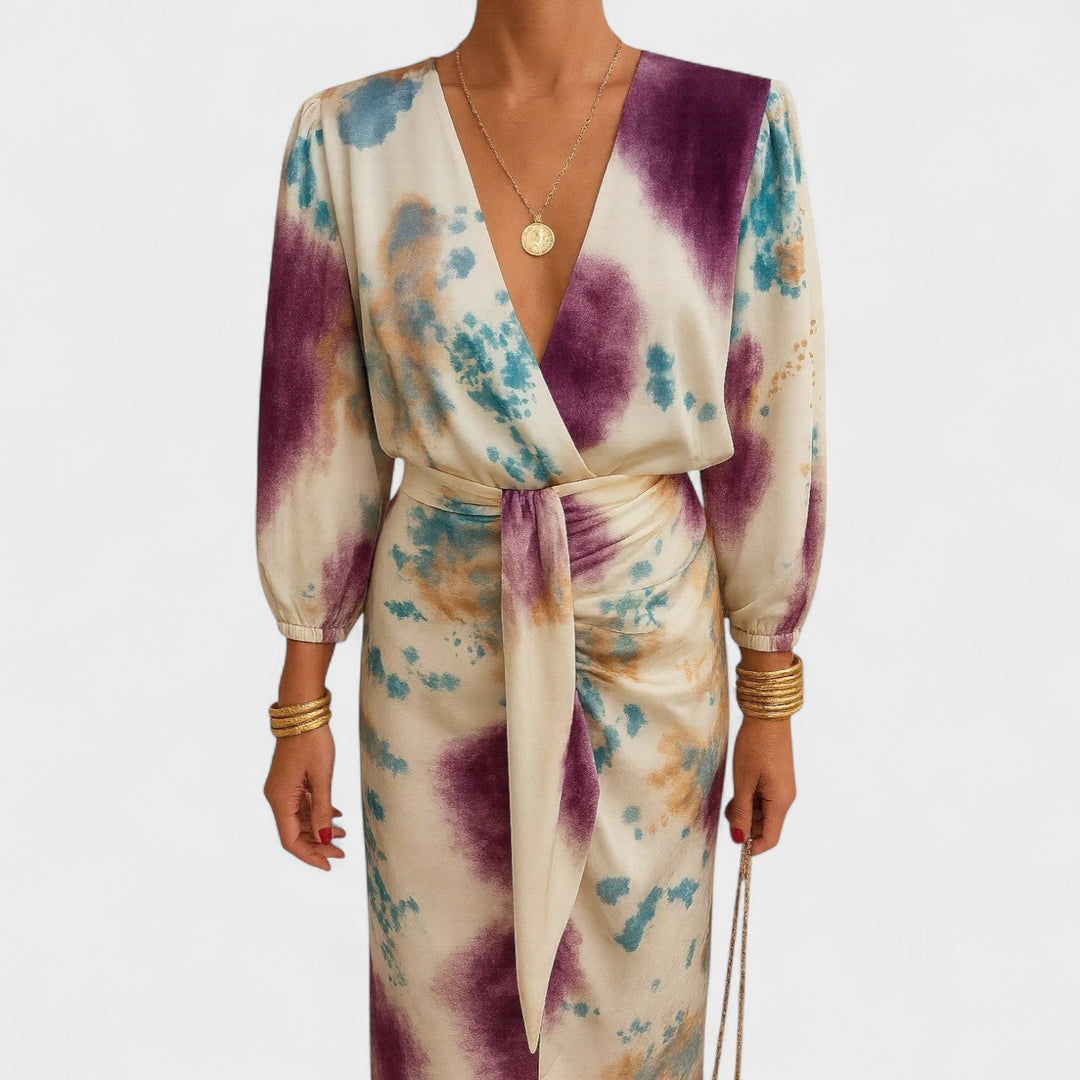 Larissa - elegantne Barvita kleit