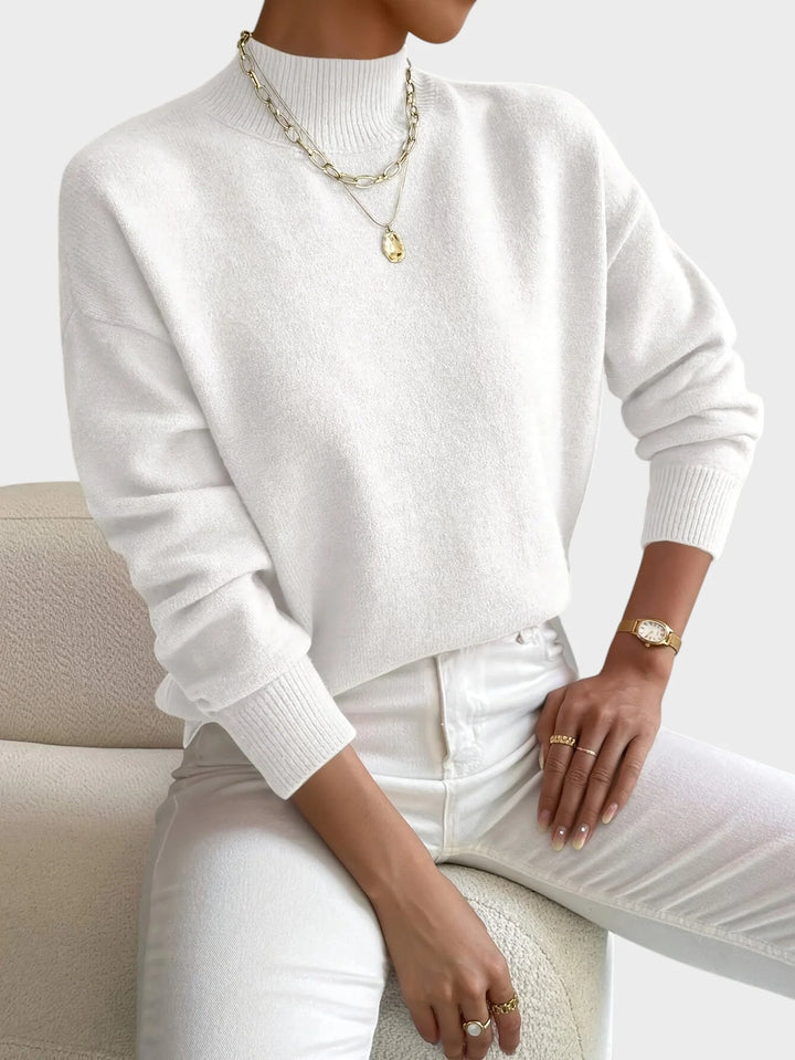 Albina - Klassikaline sviiter kõrge kaelusega